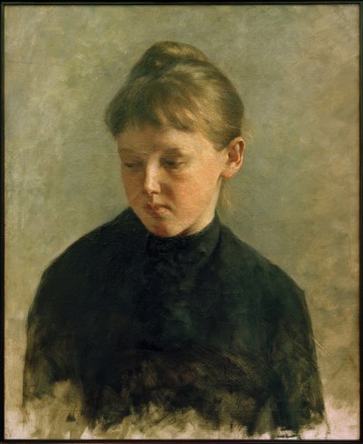 Study of a Girl by Otto Ubbelohde